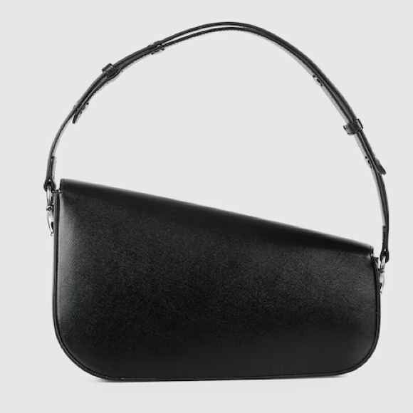 100% Authentic NWT Black leather GUCCI HORSEBIT 1955 SHOULDER BAG - Picture 5 of 10